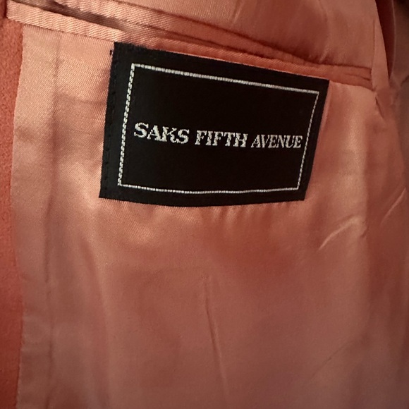 Saks Fifth Avenue Coral Blazer Vintage - Picture 4 of 6
